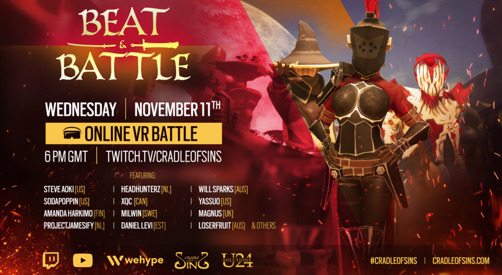 Beat and Battle Cradle of Sins VR